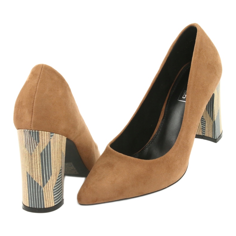 Sapatos suede Filippo 1103 bege 4