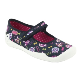 Calçados infantis Befado 114Y359 azul marinho rosa multicolorido 1