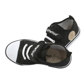 Atletico Tênis com inserção de couro Atlético BSM029 preto 6