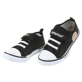 Atletico Tênis com inserção de couro Atlético BSM029 preto 3