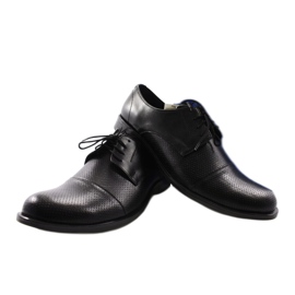 Sapatos masculinos pretos Moskała 243/66 4