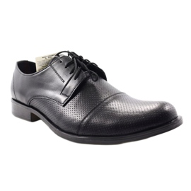 Sapatos masculinos pretos Moskała 243/66 1