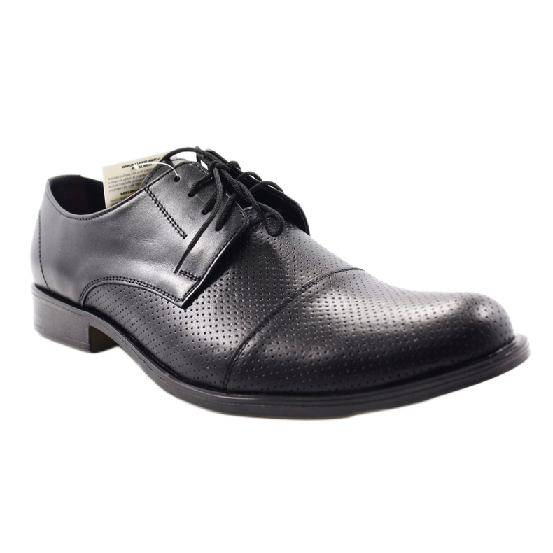 Sapatos masculinos pretos Moskała 243/66 1