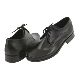 Sapatos para meninos 'Sapatos de couro Black Gregors 429 preto 4