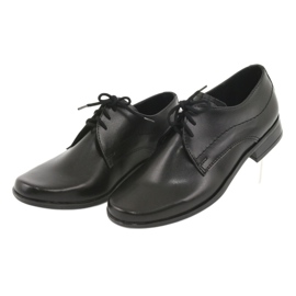 Sapatos para meninos 'Sapatos de couro Black Gregors 429 preto 3