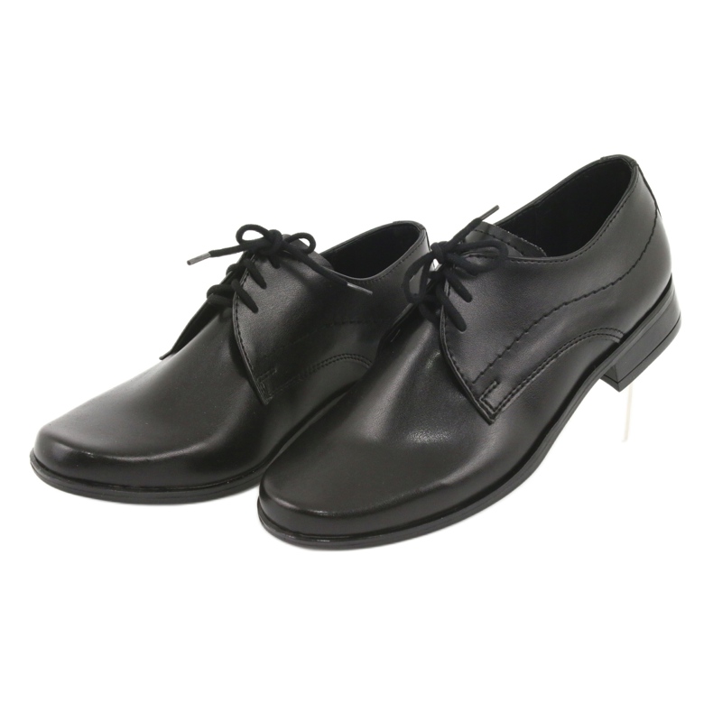 Sapatos para meninos 'Sapatos de couro Black Gregors 429 preto 3