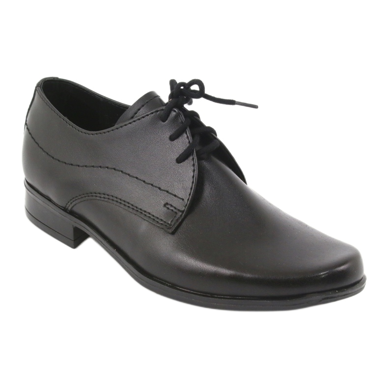 Sapatos para meninos 'Sapatos de couro Black Gregors 429 preto 1