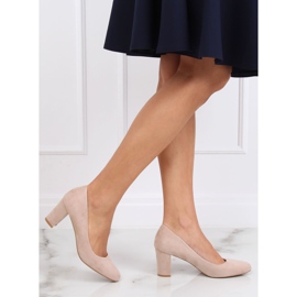 Bege salto alto 535 Bege 1