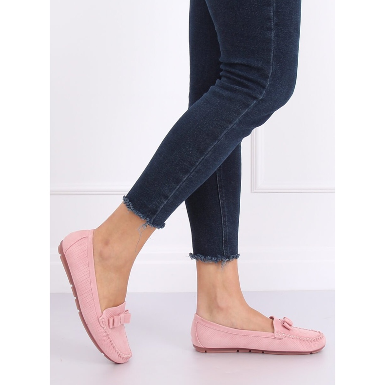 Mocassins de camurça rosa 9F150 rosa 1