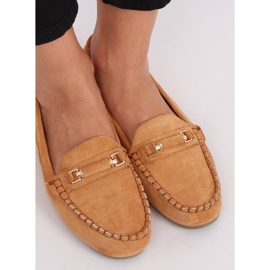 Mocassins camelo feminino 22-7 Camel castanho 1