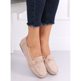 Mocassins bege feminino 99-01A Beige 2