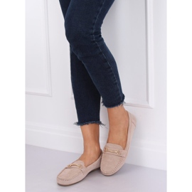 Mocassins bege feminino 99-01A Beige 1