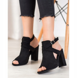 Seastar Sandálias elegantes em um bar preto 1