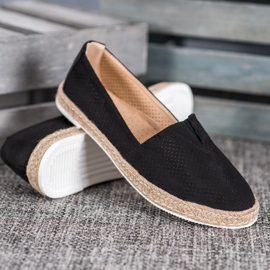 SHELOVET Slipons casuais preto 1
