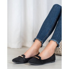 SHELOVET Bailarina Negra Com Ornamento preto 2