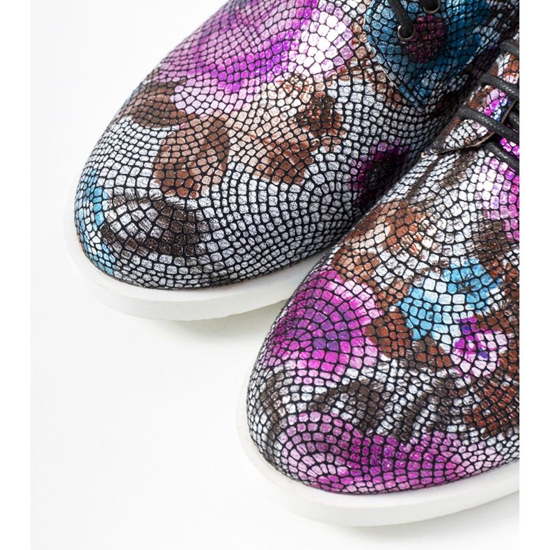 Sapatos clássicos de jazz floral preto ZG629-1 2