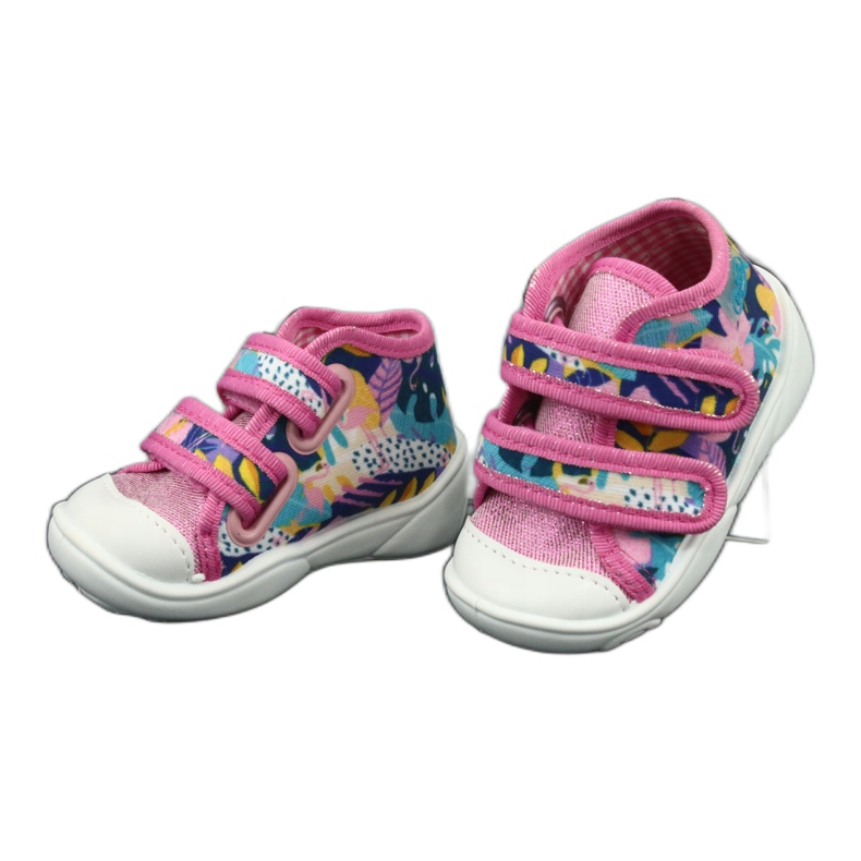 Calçados infantis Befado laranja 212P064 branco azul marinho azul rosa amarelo 2