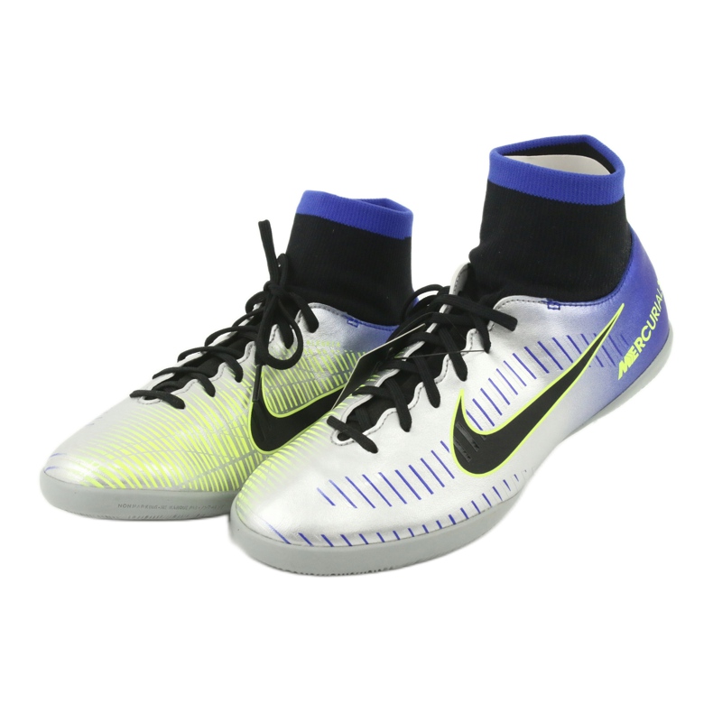 Sapatos de interior Nike Mercurial Victory 6 Df Njr Ic Jr 921491-407 prata 3