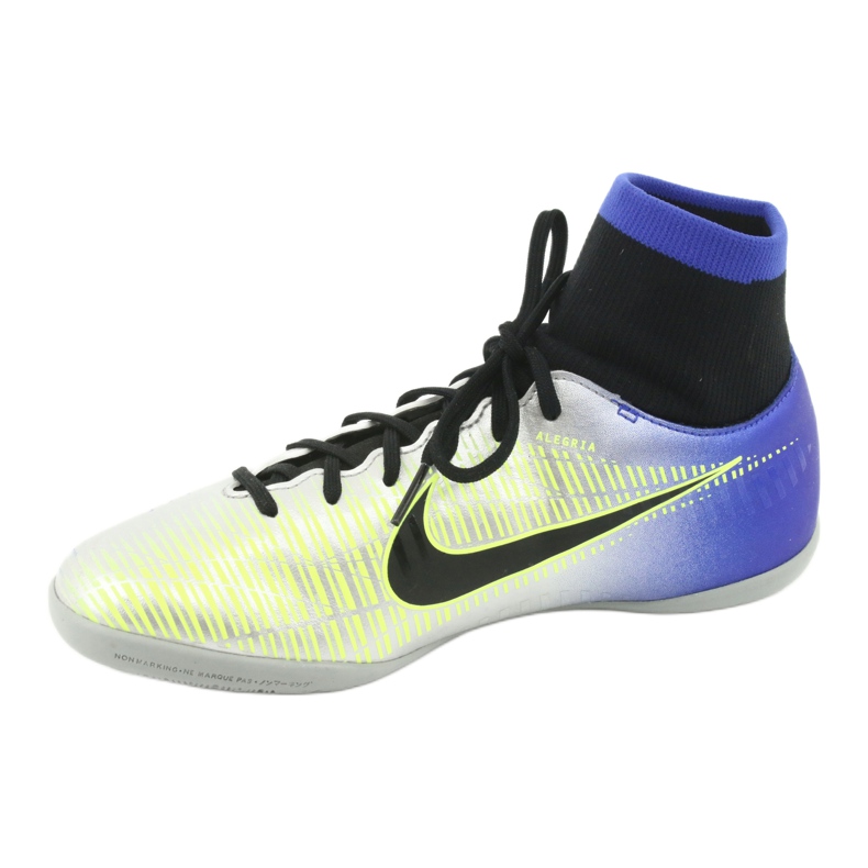 Sapatos de interior Nike Mercurial Victory 6 Df Njr Ic Jr 921491-407 prata 2