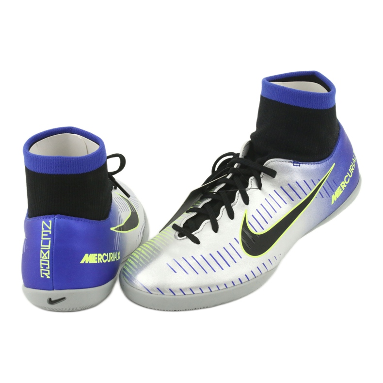 Sapatos de interior Nike Mercurial Victory 6 Df Njr Ic Jr 921491-407 prata 4