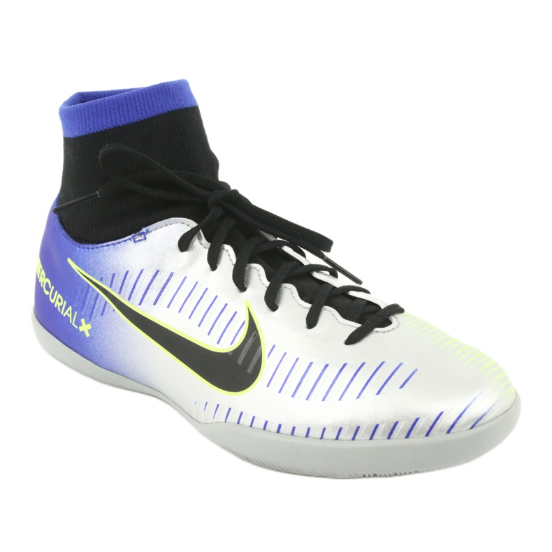 Sapatos de interior Nike Mercurial Victory 6 Df Njr Ic Jr 921491-407 prata 1