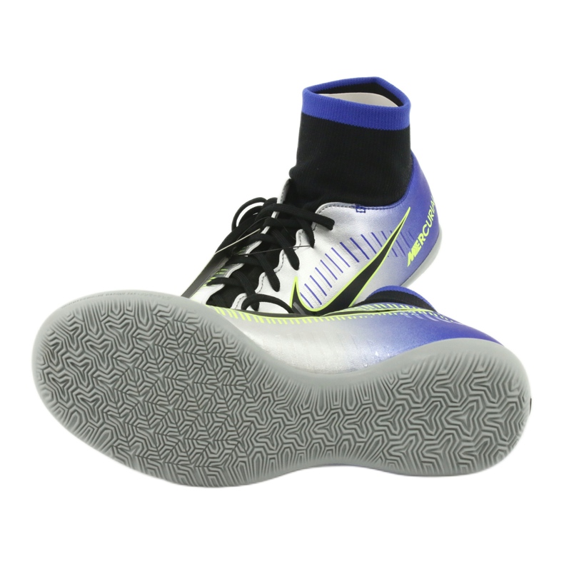 Sapatos de interior Nike Mercurial Victory 6 Df Njr Ic Jr 921491-407 prata 5