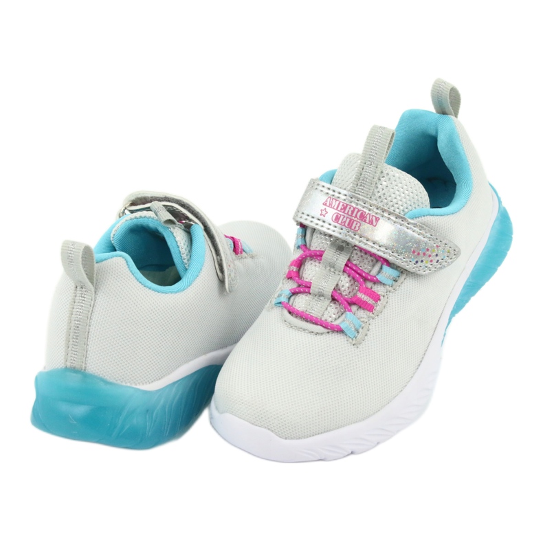 Calçados esportivos American Club ES14 cinza / azul 4