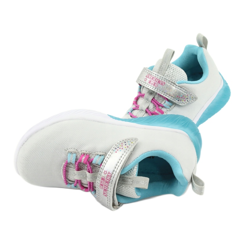 Calçados esportivos American Club ES14 cinza / azul 6