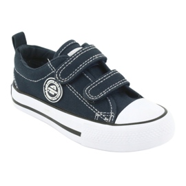 Tênis de velcro Navy American Club LH35 azul 1