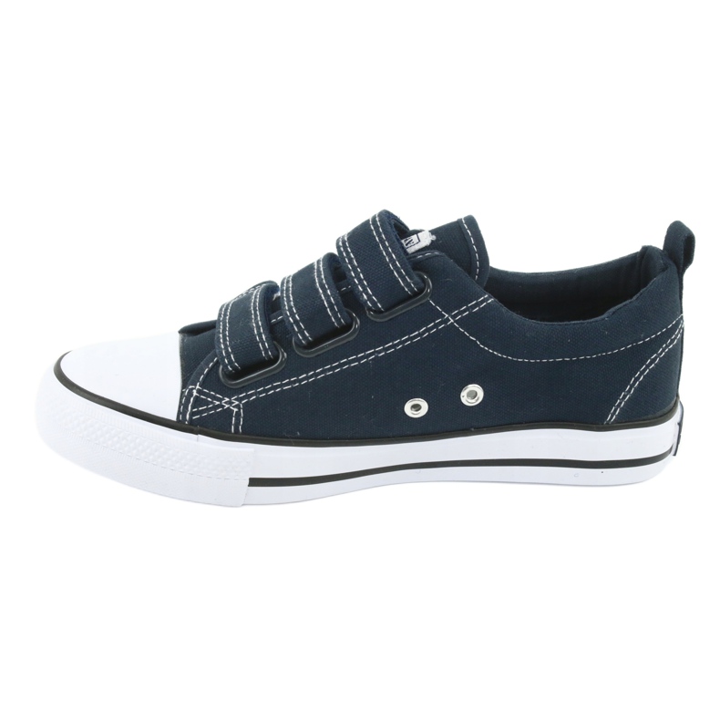 American Club Tênis de velcro azul marinho LH31 americano 2