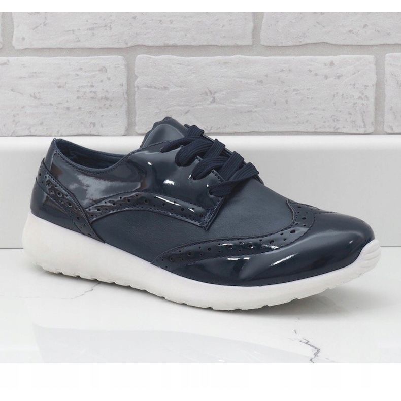 Sapatos esportivos femininos azul marinho YD-7 1