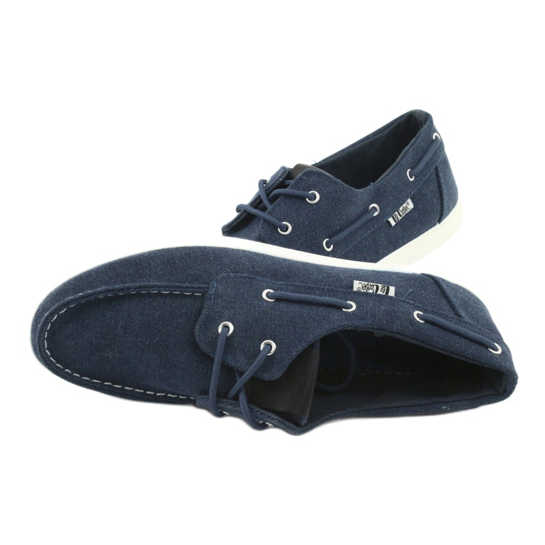 Mocassins Lee Cooper masculinos GC008Q-01 azul marinho 5