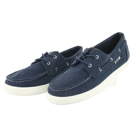 Mocassins Lee Cooper masculinos GC008Q-01 azul marinho 3
