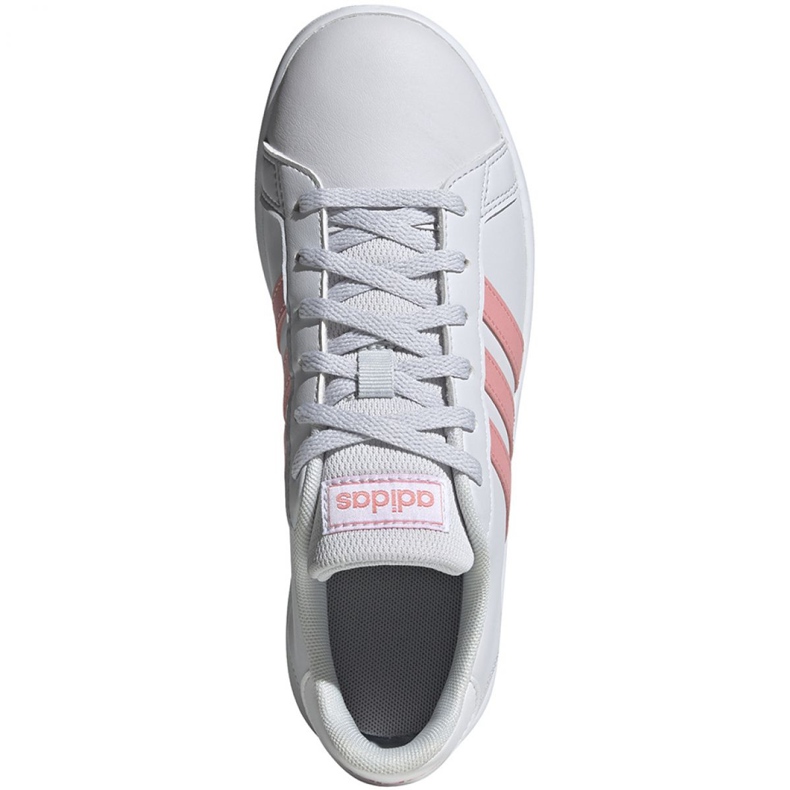 Sapatos adidas Grand Court K Jr EG1995 branco rosa 1