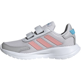 Sapatos Adidas Tensaur Run C Jr EG4148 rosa cinza 2 Sapatos Adidas Tensaur Run C Jr EG4148 rosa cinza 2