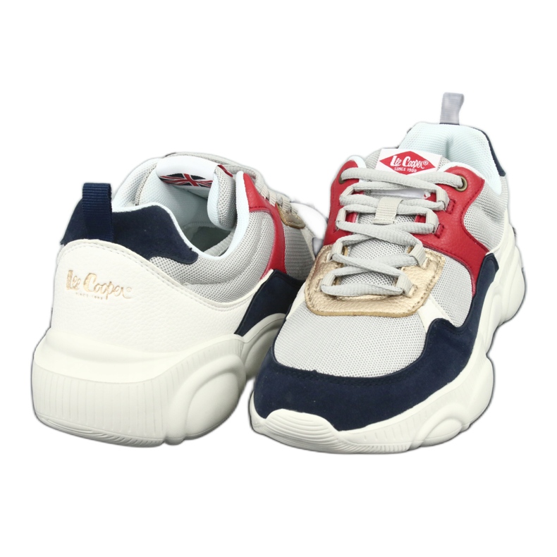 Lee Cooper Sapatos esportivos femininos 1275 cinza/multicolorido 3