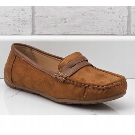 Mocassins marrons das bailarinas BO-378 marrom 1