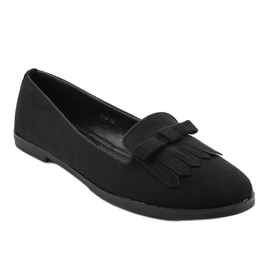 Mocassins lordsy de camurça ecológica preta 2358 preto 1