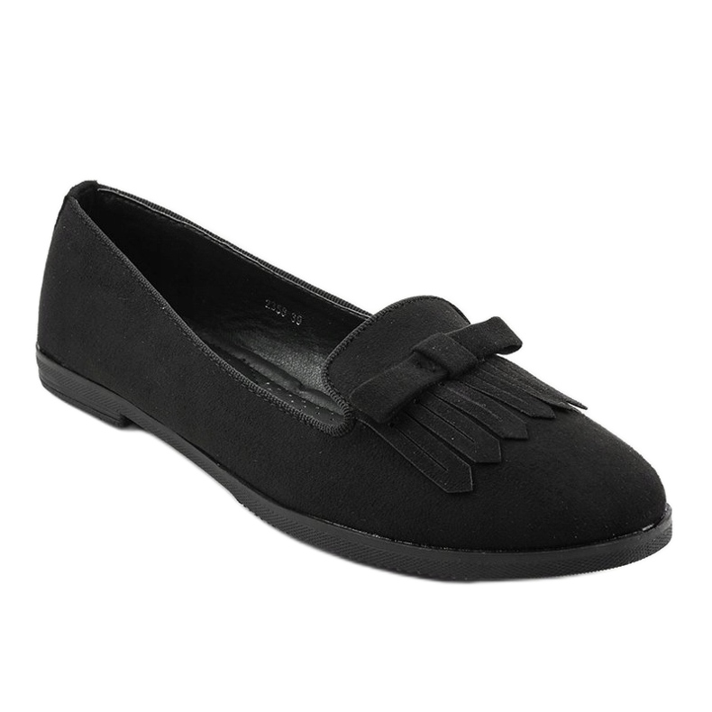 Mocassins lordsy de camurça ecológica preta 2358 preto 1