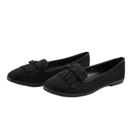 Mocassins lordsy de camurça ecológica preta 2358 preto 2