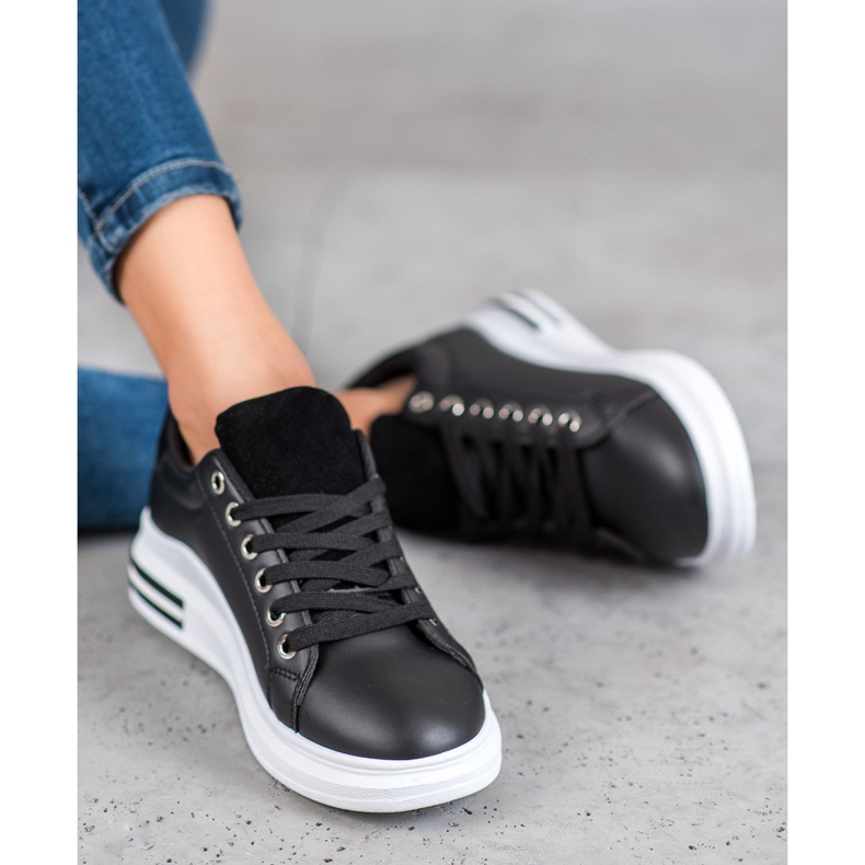 SHELOVET Calçados esportivos na plataforma preto 1