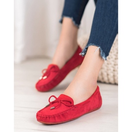Seastar Mocassins Clássicos com Arco vermelho 1