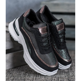 SHELOVET Calçados Esportivos da Moda preto 2