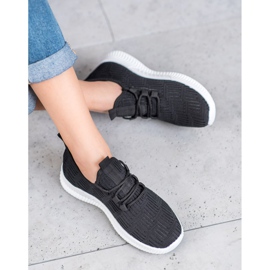 SHELOVET Calçados Têxteis Confortáveis preto 2