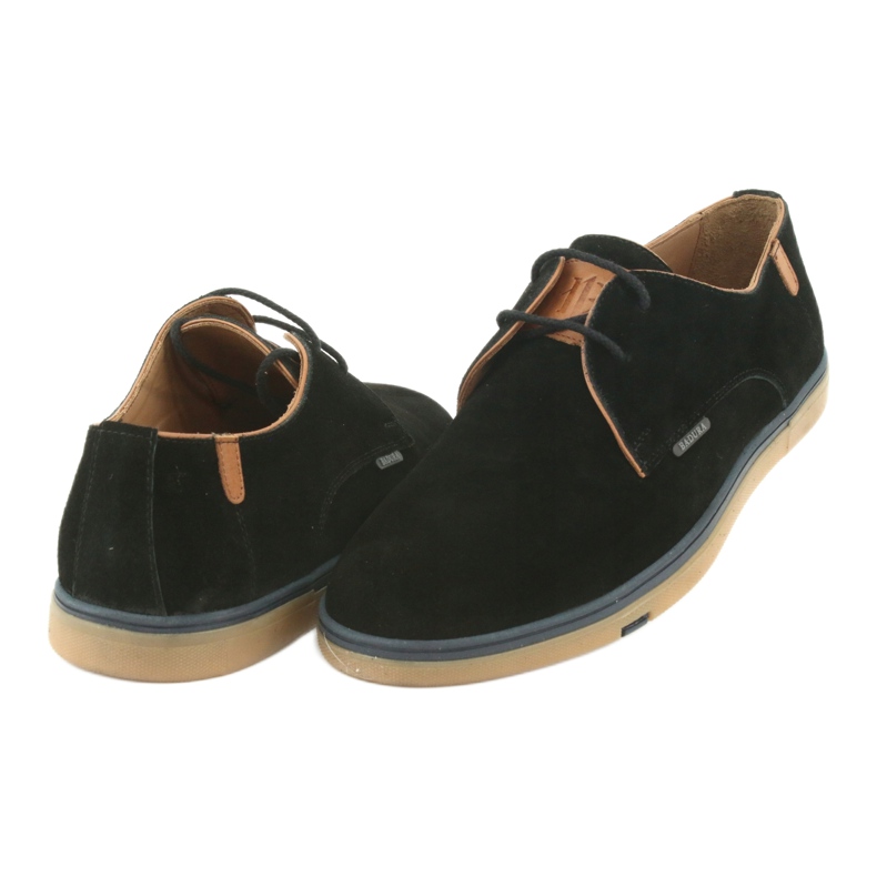 Sapatos masculinos Badura 3763 pretos marrom 4