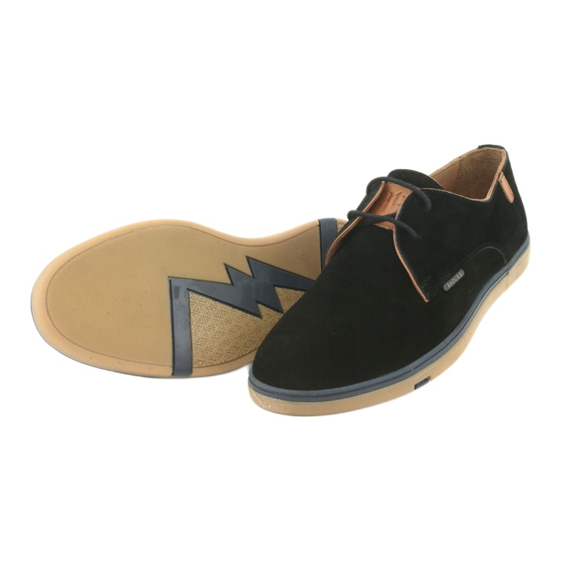 Sapatos masculinos Badura 3763 pretos marrom 5