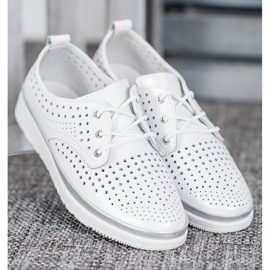 Filippo Botas de couro a céu aberto branco cinza 2