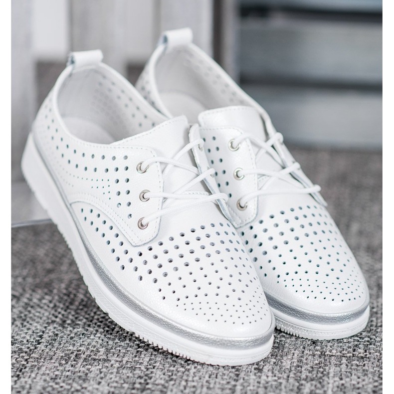 Filippo Botas de couro a céu aberto branco cinza 2