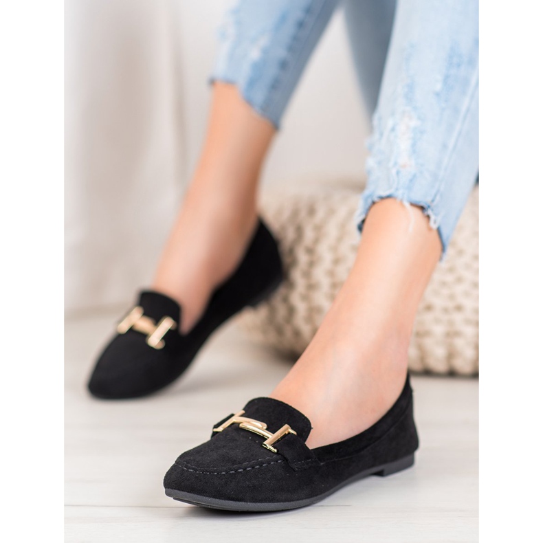 Bestelle Mocassins Negros Elegantes preto 1