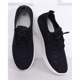 Calçado desportivo azul marinho BB76 Navy azul-marinho amarelo 2